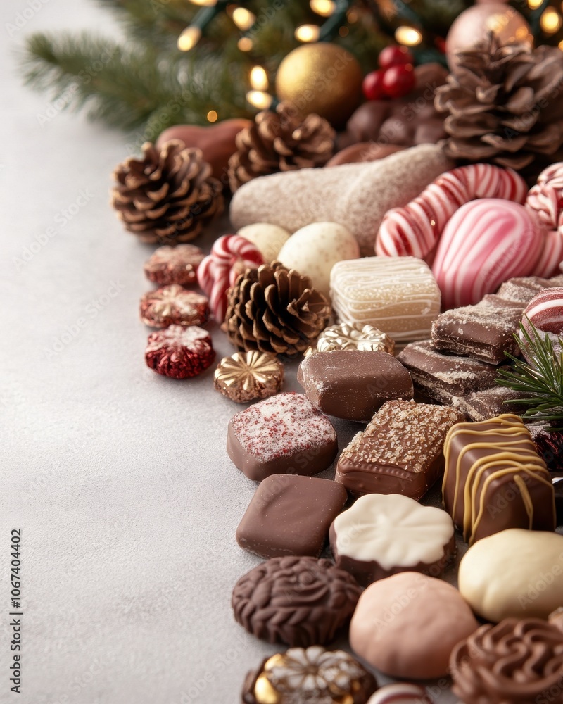 Festive Candy Display for Holiday Celebrations Festive Candy Display for Holiday Celebrations