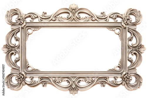 Frame simple style western architecture decoration rectangle.