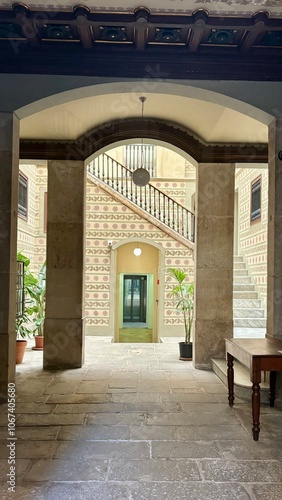 entrance to a house in Barcelona