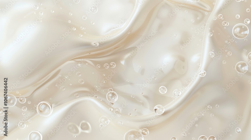 Abstract White Background with Bubbles Abstract White Background with Bubbles