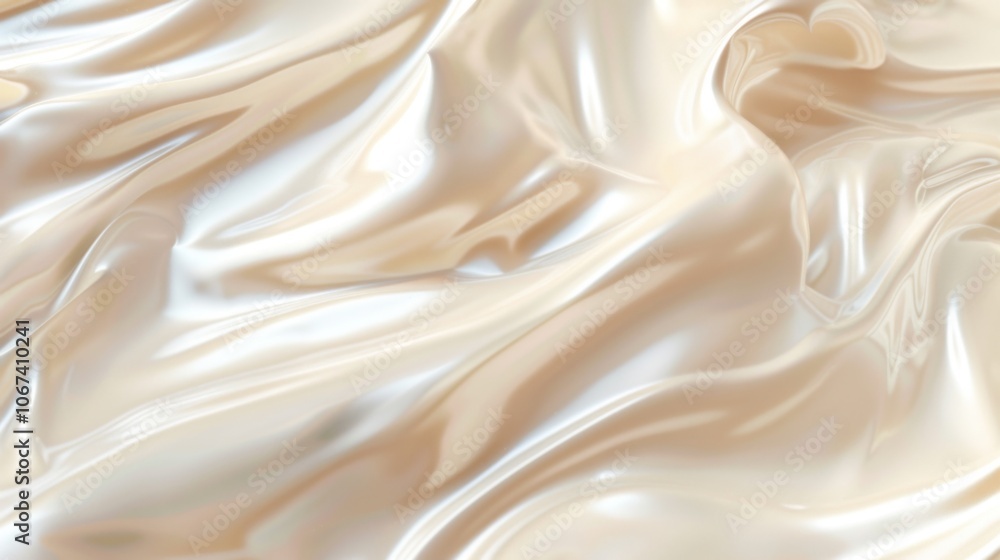 Obraz premium Elegant White Silk Fabric Texture Background