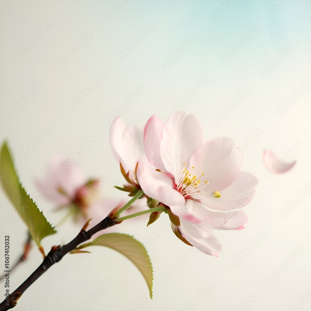 Fototapeta premium Cherry blossom flower