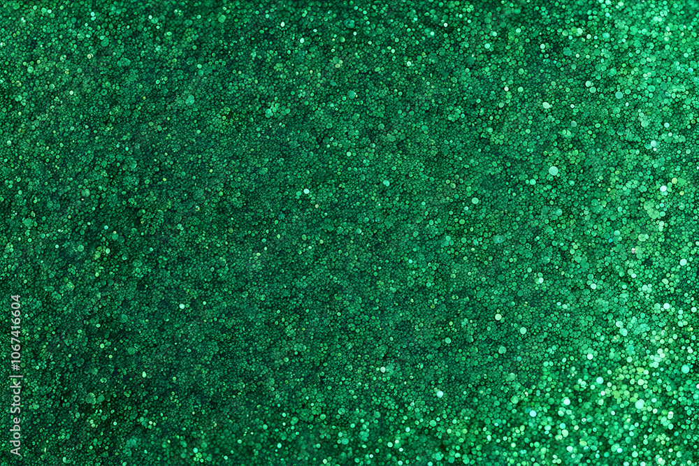 Green glitter gradient with emerald and lime shades fine sparkling texture, AI Generated Green glitter gradient with emerald and lime shades fine sparkling texture, AI Generated
