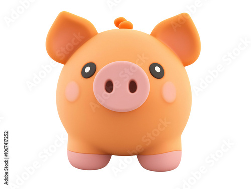 a close up of a pig