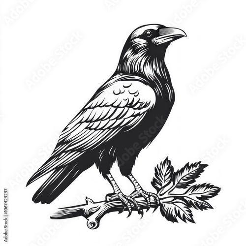 Crow Bird Isolated