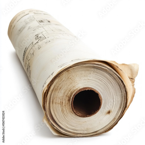 Fabric Roll Isolated