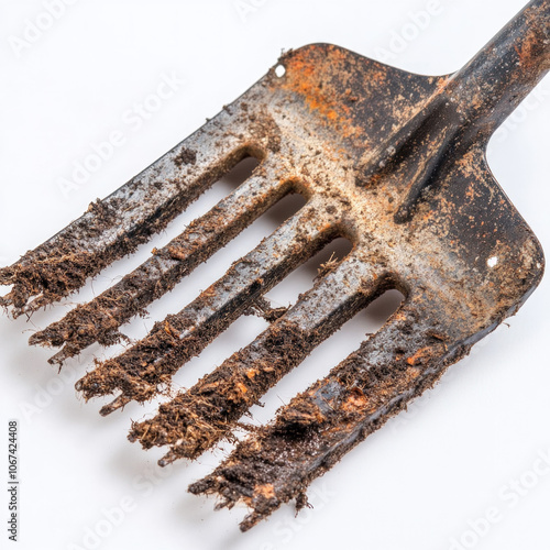 Garden Rake Isolated