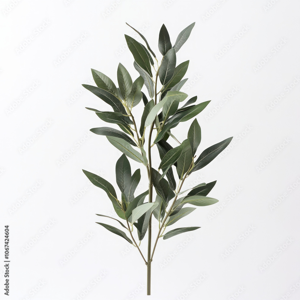 Green Olive Branch Isolated Green Olive Branch Isolated