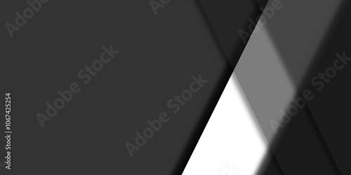 Abstract black and white liquid wavy shapes futuristic banner. abstract black background with shine. 3d look and cool design. illustration eps10 vector. Vector illustration design for presentation, 