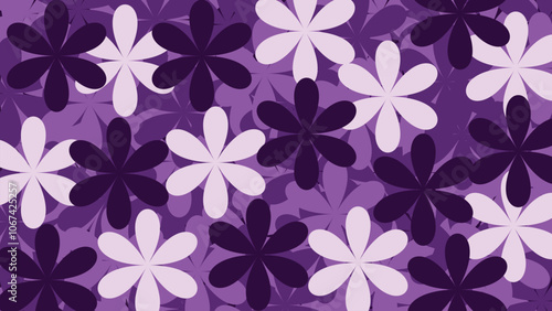 Purple Floral Reverie