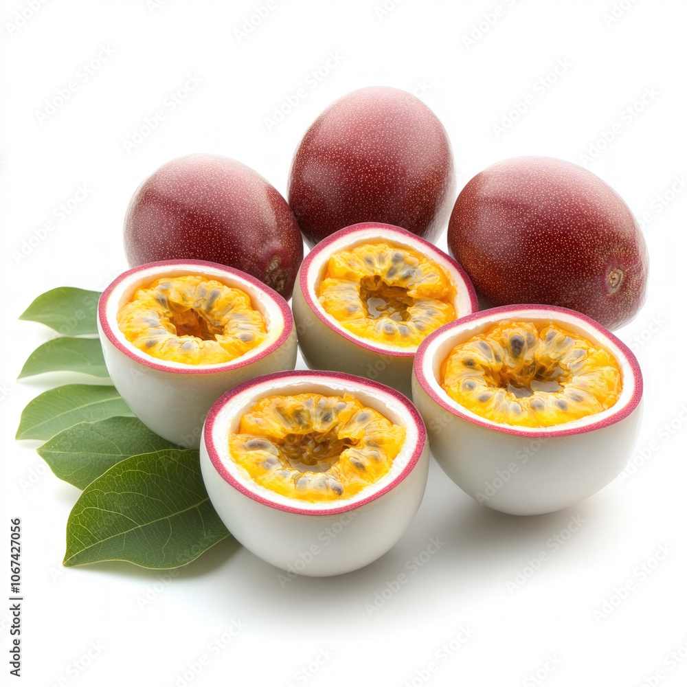 Passion Fruit Isolated Passion Fruit Isolated
