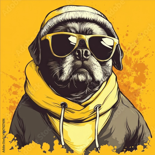 Pug Isolated