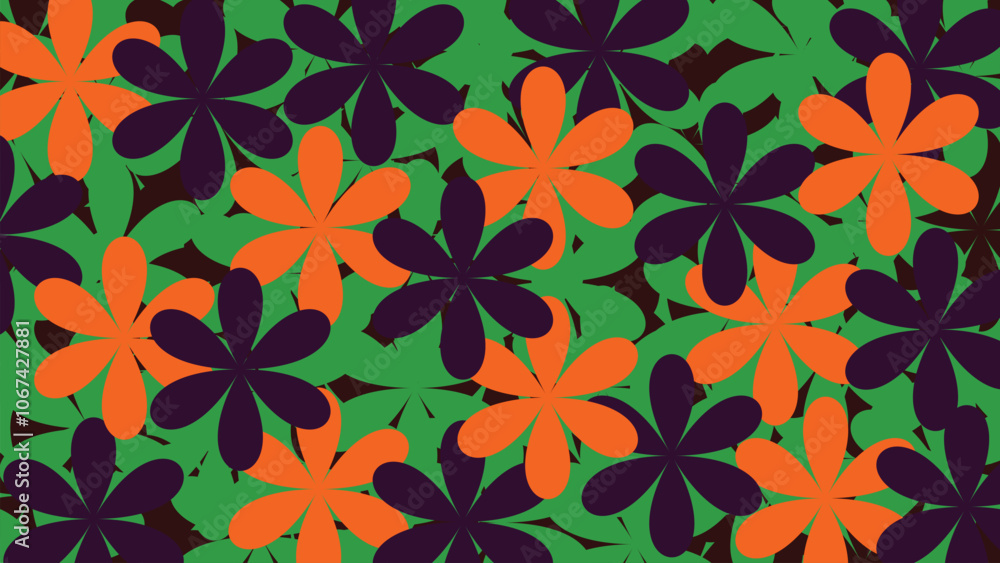 Fototapeta premium Psychedelic Floral Fantasy