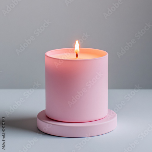 Scented Candle Isolated