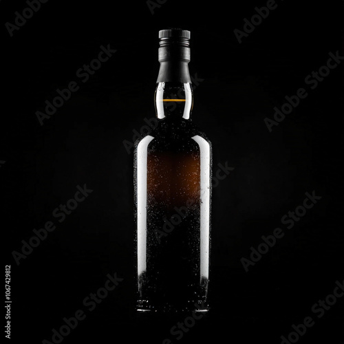Whiskey Bottle Isolated