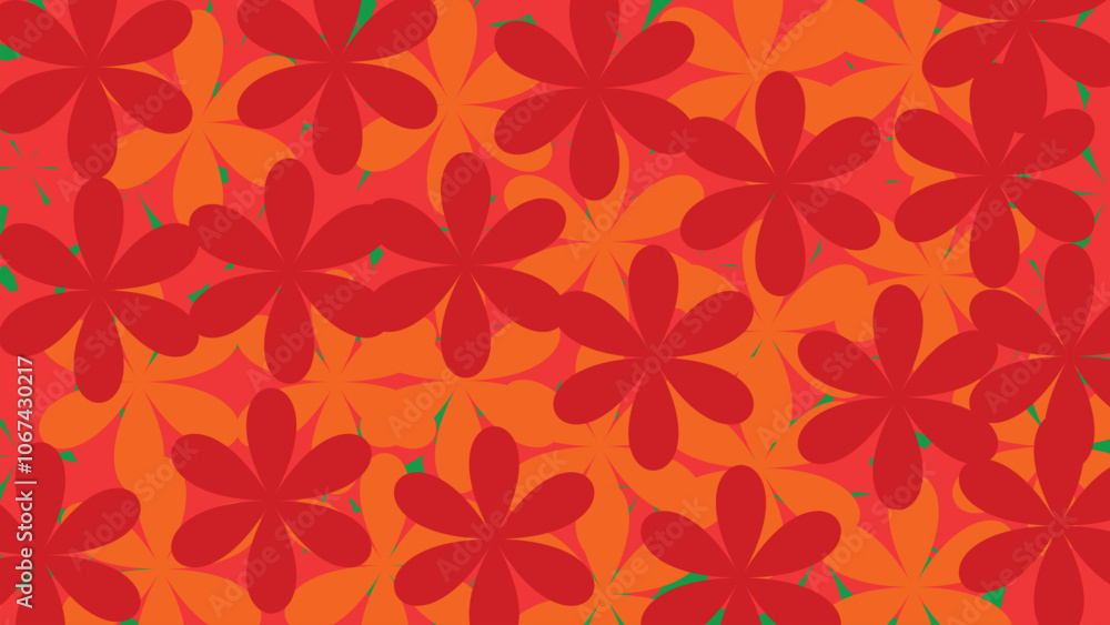 Fototapeta premium Vibrant Floral Fiesta