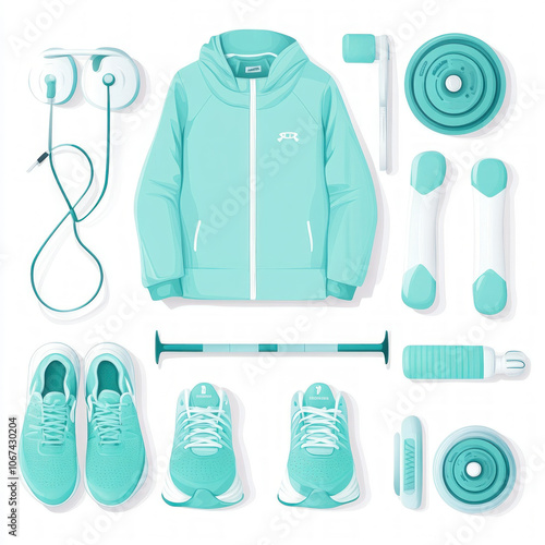 Workout Clothes Isolated