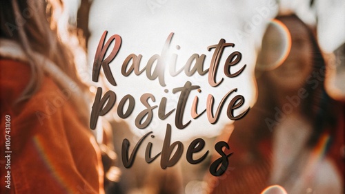 Embrace the power of positivity and radiate joyful vibes everywhere you go