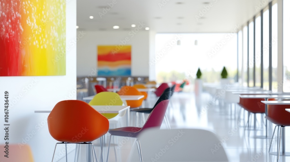 Modern Office Cafeteria Interior Modern Office Cafeteria Interior