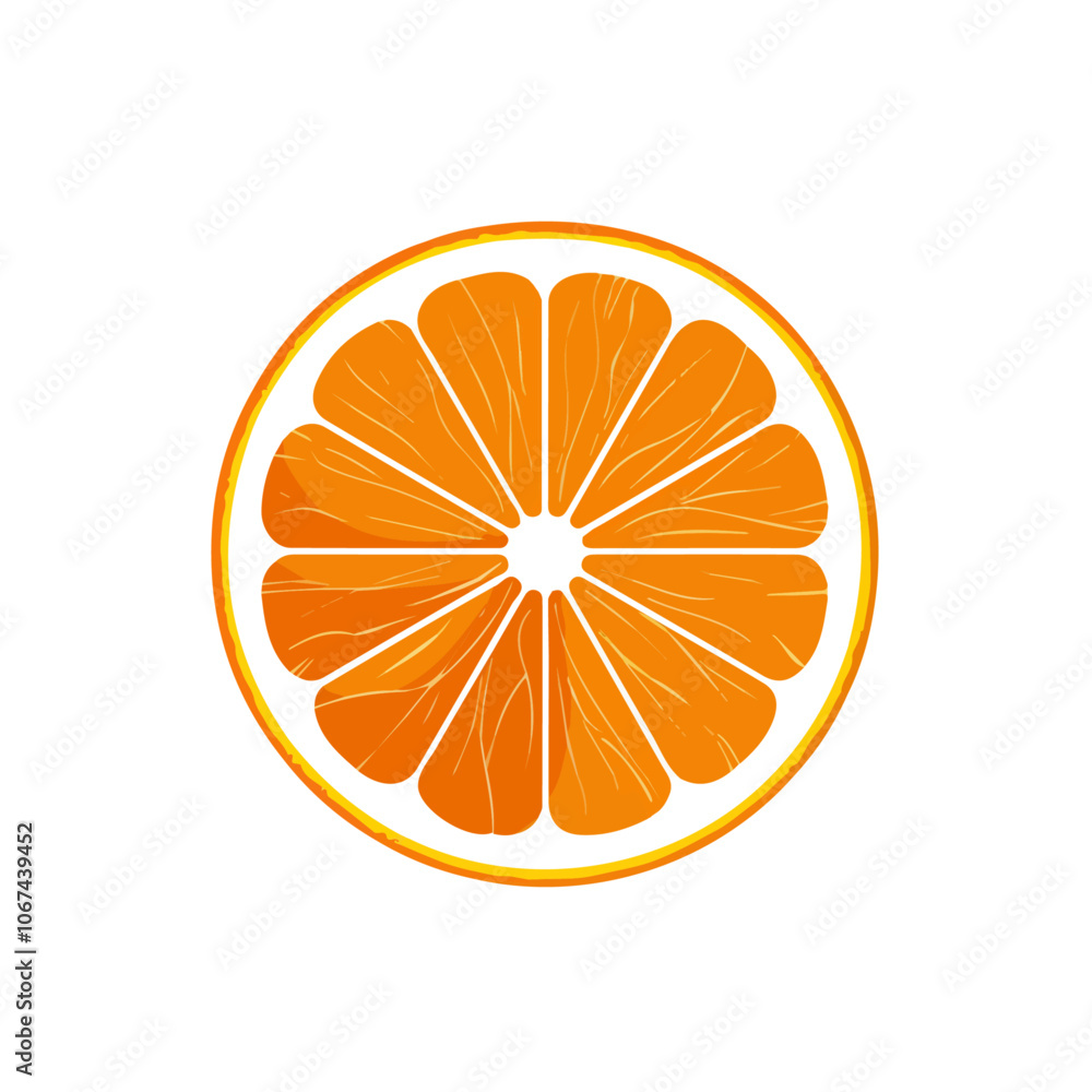 2D flat vector illustration orange icon isolated on a white background.
2D flat vector illustration orange icon isolated on a white background.