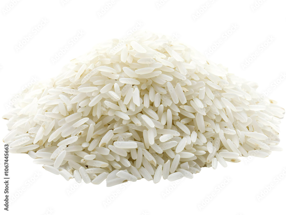 a pile of white rice a pile of white rice