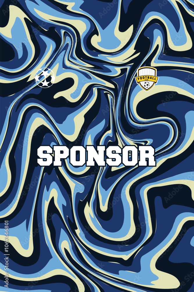 Obraz premium abstrack pattern for jersey sublimation