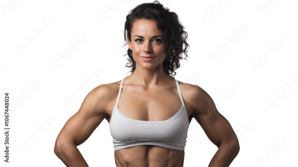 Fitnes woman bodybuilding muscle Fitnes woman bodybuilding muscle