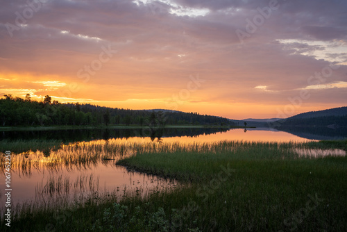 Midnight sun Finland