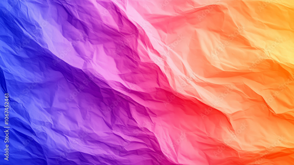 Abstract colorful background with a crumpled paper texture. Abstract colorful background with a crumpled paper texture.
