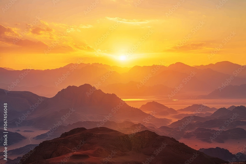 Obraz premium Epic sunset or sunrise scenery landscape sky outdoors .