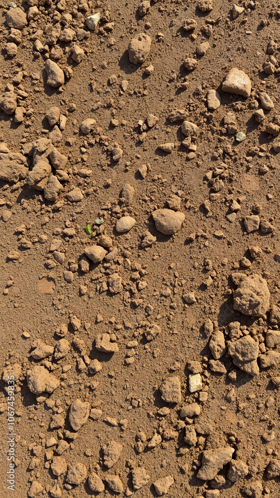 close- view sandy ground with scattered rocks close- view sandy ground with scattered rocks