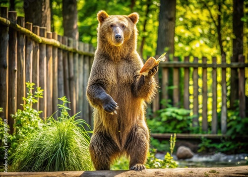 Immerse yourself in wildlife photography at the Brown Bear Zoo.