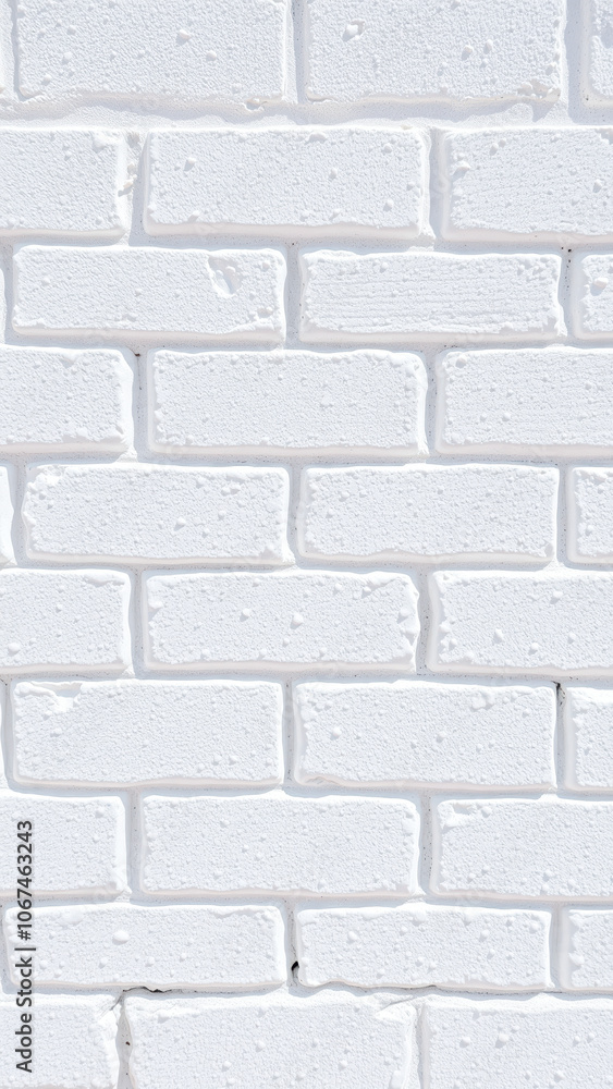 Fototapeta premium white brick wall close-