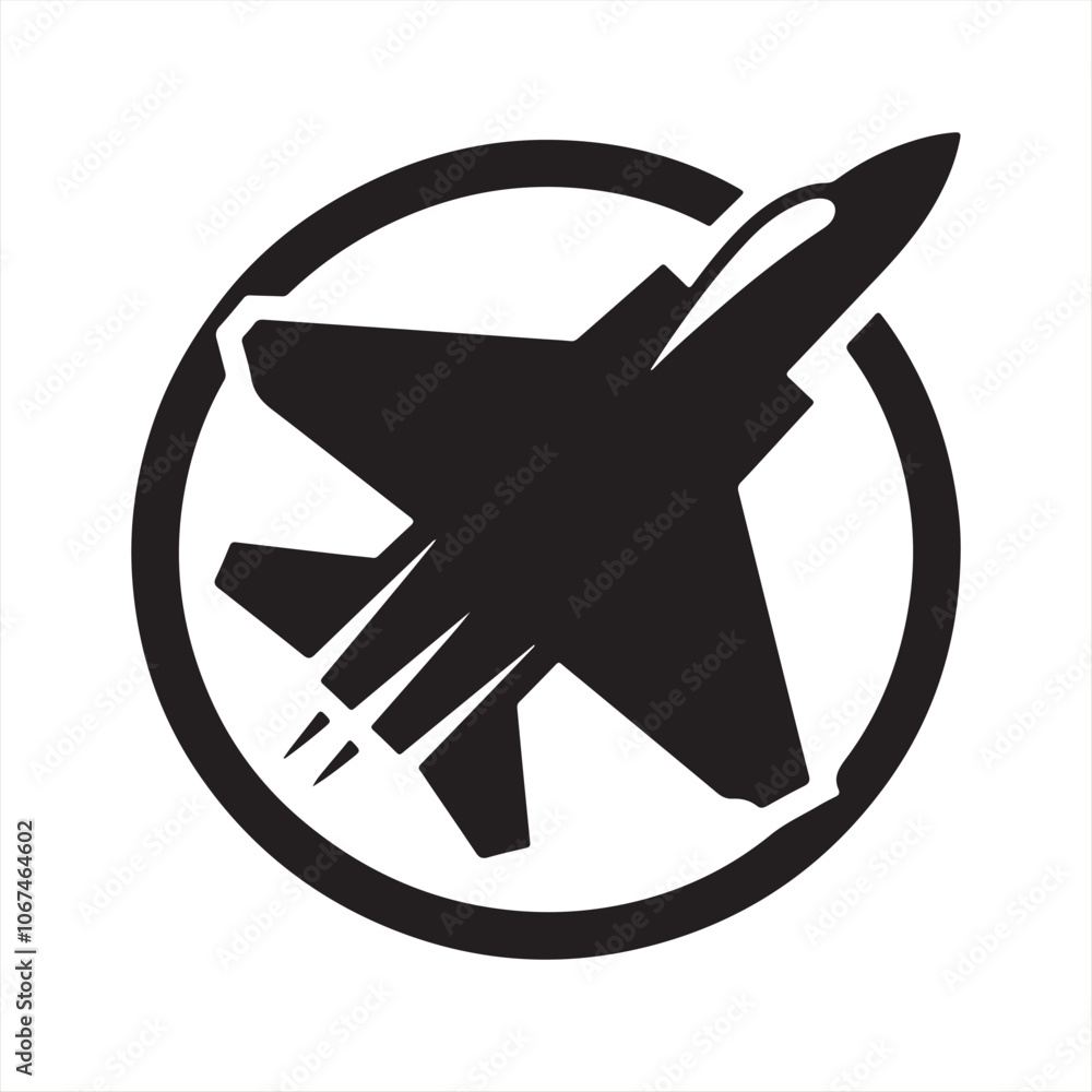 black silhouette of a military jet silhouette black silhouette of a military jet silhouette