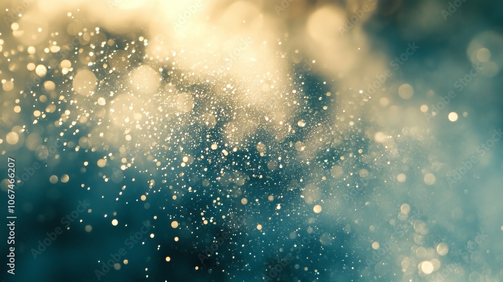A blurred background with shimmering particles, creating a dreamy and ethereal atmosphere. A blurred background with shimmering particles, creating a dreamy and ethereal atmosphere.