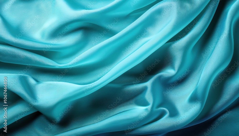 Luxurious Turquoise Silk Fabric Texture Background. Ideal for Design Mockups, Textile Projects, and Elegant Website Banners Featuring Flowing, Vibrant, Wrinkled, Aqua Toned Silk Material Luxurious Turquoise Silk Fabric Texture Background. Ideal for Design Mockups, Textile Projects, and Elegant Website Banners Featuring Flowing, Vibrant, Wrinkled, Aqua Toned Silk Material