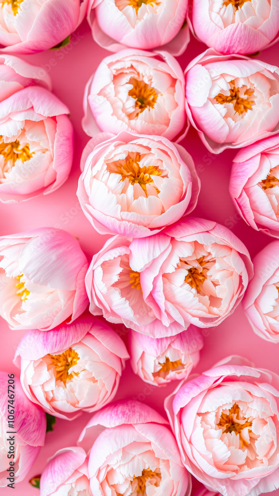 cluster delicate pink peonies cluster delicate pink peonies