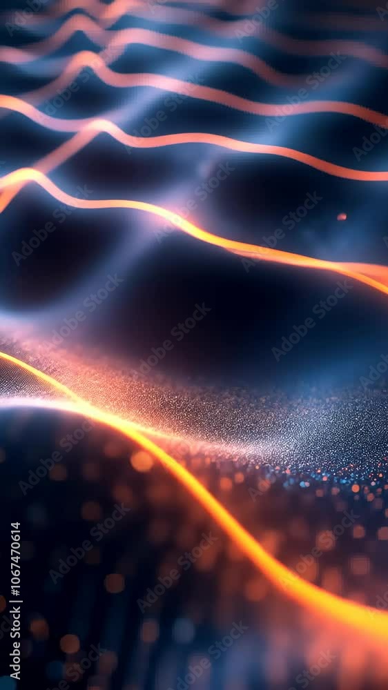 Vibrant night light patterns flow Vibrant night light patterns flow