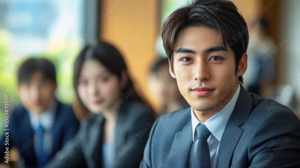 Office manager overseeing team, high-resolution, royalty-free stock photo for corporate campaigns Office manager overseeing team, high-resolution, royalty-free stock photo for corporate campaigns