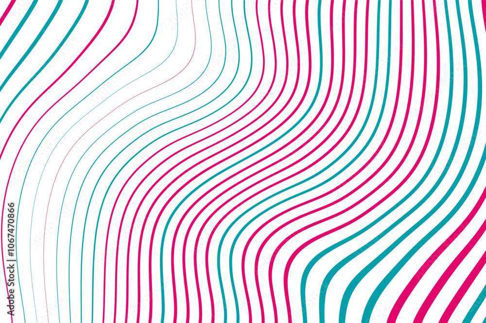 Pink-green wavy patter. Lolly pop style. Vector illustration Pink-green wavy patter. Lolly pop style. Vector illustration