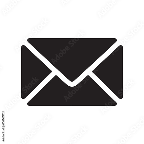 Mail icon set. Envelope icon, email message icon. Mail icon button sign, notification new message icon buttons