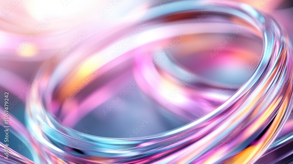 An intricate composition of shining loops intertwined within a vivid swirling design, featuring an array of swirling colors like pink, blue, and orange that captivate the eye. An intricate composition of shining loops intertwined within a vivid swirling design, featuring an array of swirling colors like pink, blue, and orange that captivate the eye.