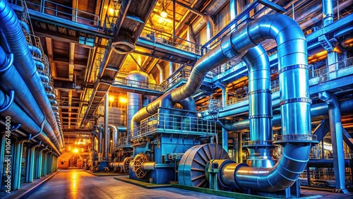 Raw and intimate look at the steam generator's interior, a nuclear reactor's beating heart. photo