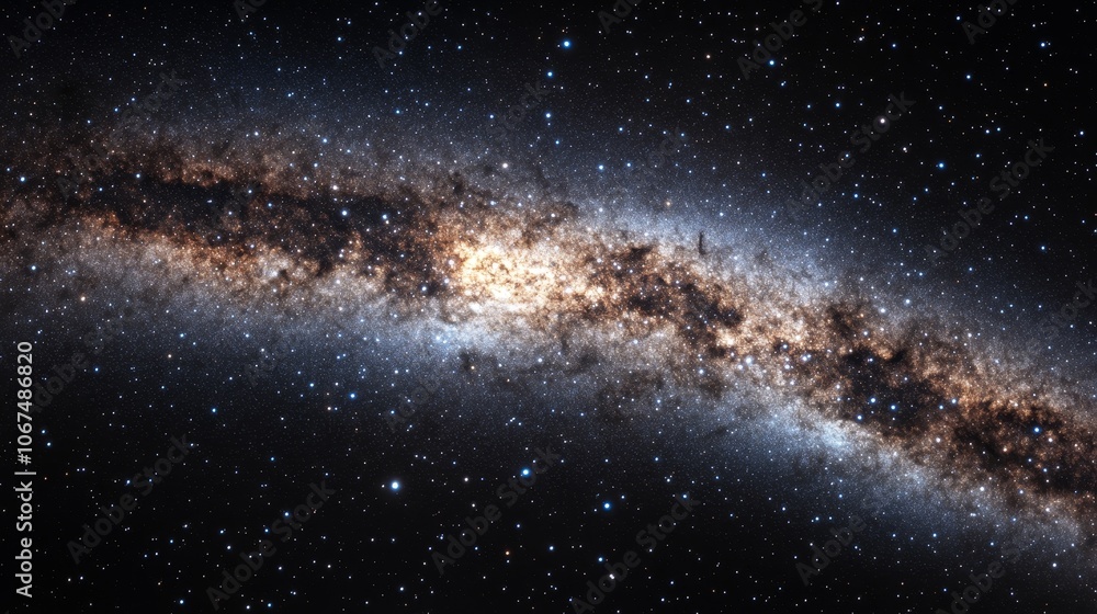 A stunning view of a galaxy, showcasing star, stars and cosmic dust in the vast universe. A stunning view of a galaxy, showcasing star, stars and cosmic dust in the vast universe.
