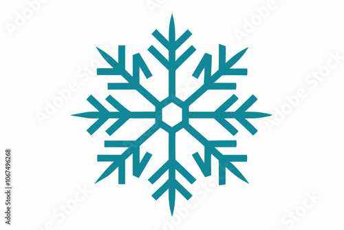 Icon of snowflake. Editable vector pictograms isolated on a white background. Trendy outline symbols for mobile apps and website design. Premium pack of icons in trendy line style.