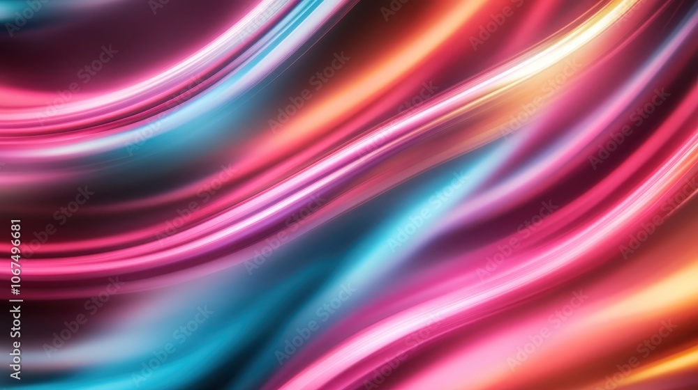 This image features vibrant, flowing abstract waves in bright colors, showcasing dynamic movement and fluidity. The interplay of colors creates a vivid visual impact. This image features vibrant, flowing abstract waves in bright colors, showcasing dynamic movement and fluidity. The interplay of colors creates a vivid visual impact.
