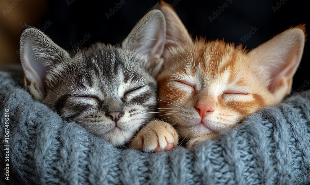 Two kittens cats sit together white cat, brindle cat, blue eyes, white background
Two kittens cats sit together white cat, brindle cat, blue eyes, white background