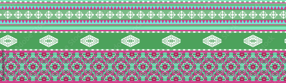 seamless beautiful wallpaper cards border design floral leaf vintage ornament Victorian geometric ethnic print paisley