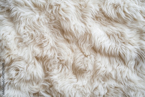 Short smooth patterns on a white gray fur background