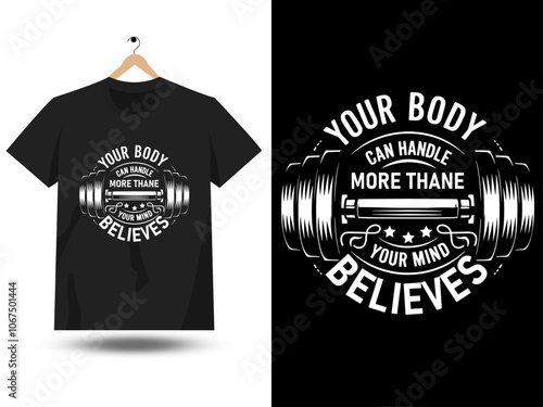 Gym niche t shirt design